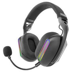 Mars Gaming MHWPRO – ARGB Gaming Headset – Bluetooth 5.3 – Wireless 2.4GHz – Stereo – Black