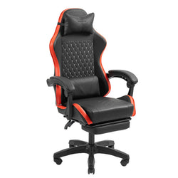 Mars Gaming MGCXBR – Total Comfort High Performance Ergonomic Gaming Chair – PU Leather – Racing Style – Black & Red