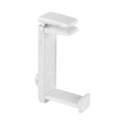 Mars Gaming MHH2W – 2-in-1 Headset Holder & Stand – 360° – Hook Design – Rubber Pads – White
