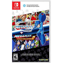 Mega Man Legacy Collection 1 + 2 for Nintendo Switch – Classic Action Platformer Bundle
