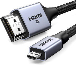 UGREEN 8K Micro HDMI to HDMI Cable – HDMI 2.1 High-Performance Transmission -15517