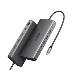 UGREEN REVODOK Pro 313 Triple Display 13-in-1 USB-C HUB Docking Station Adapter – Support Duplicate and Extended Mode -15978