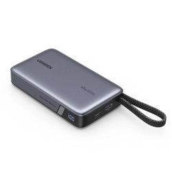 UGREEN 20000mAh 22.5W Fast Charge Power Bank — Built-in USB-C Cable & Digital Display -45762