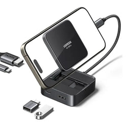 UGREEN 4-in-1 Magnetic USB-C Hub for Phone – 4K@60Hz, 100W PD -35590