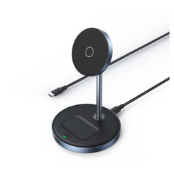 UGREEN MagFlow 2-in-1 Magnetic Wireless Charging Station – Fast Wireless Charger for Phone & AirPods (Qi Certified) – Total Output: 20W Max -90668