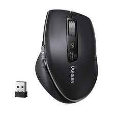 UGREEN Bluetooth & Silent Wireless Mouse – 5000 DPI, Connect & Switch Up to 3 Devices, Side Thumb Wheel, Ergonomic Contoured Shape -45792