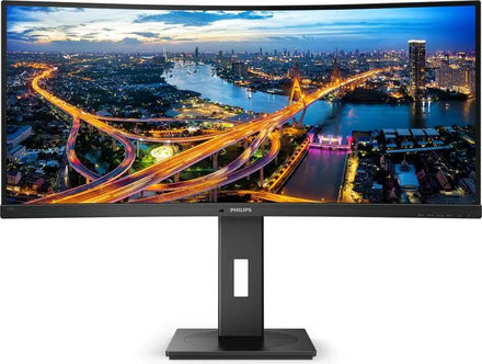 Philips 346B1C – 34" VA Curved – UltraWide QHD 3440x1440 @ 100Hz – 4ms GtG – 21:9 – HDMI / DisplayPort / USB-C – Adaptive Sync