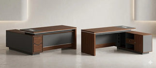 Valencia VL XR-B181204 Office Table with E1 MFC 50mm Thick Desktop, 1800×1650×750 mm