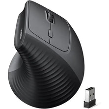 UGREEN Ergonomic Vertical Silent Mouse – Bluetooth & Wireless 2.4G, 4000 DPI, 57° Ergonomic Angle, 6 Buttons, 4 Adjustable DPI Levels, Connect & Switch Up to 2 Devices, Windows & Mac -65042
