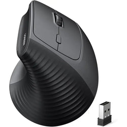 UGREEN Ergonomic Vertical Silent Mouse – Bluetooth & Wireless 2.4G, 4000 DPI, 57° Ergonomic Angle, 6 Buttons, 4 Adjustable DPI Levels, Connect & Switch Up to 2 Devices, Windows & Mac -65042