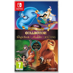 Disney Classic Games Collection: Aladdin, The Lion King & The Jungle Book for Nintendo Switch – Retro Platformer Bundle