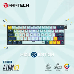 Fantech MORI Edition MK874V2 – ATOM63 Pro Wired Mechanical Keyboard with RGB Lighting