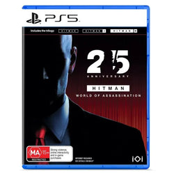 PlayStation 5 Hitman: World of Assassination 25th Anniversary Edition Game – Stealth Action PS5 Game Disc Edition