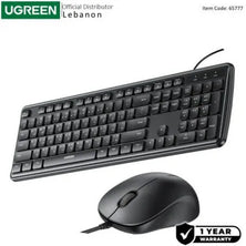 UGREEN Premium Quality Wired Combo Keyboard & Mouse Set Eng/Arabic - 65777