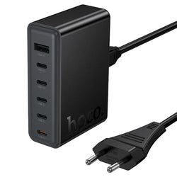 Hoco C150A 6‑in‑1 45W Charger with Cable – Multi‑Port Fast Charging Station for Home & Office