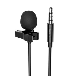 Hoco L14 Lavalier Microphone – 3.5 mm Omnidirectional Clip‑On Mic with 2 m Cable