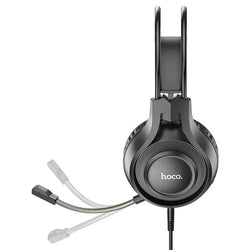 HOCO W106 Tiger Wired Gaming Headset, 50mm Drivers, 3.5mm AUX, Flexible Mic