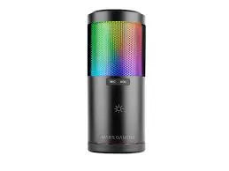 Mars Gaming MMICSC – Professional Studio Kit Microphone – ARGB – USB – 196kHz / 24-bit – Cardioid – 3.5mm Headphone Jack – Black