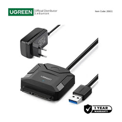 UGREEN USB-A 3.0 to SATA Adapter Cable – For 2.5