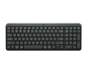 Logitech K250 Compact Bluetooth Wireless Keyboard, EN-AR Layout, Graphite