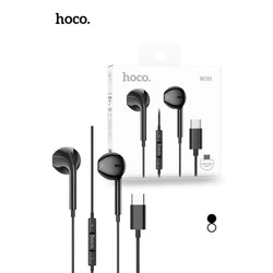 Hoco M101 Max Wired Earphones – 14 mm Drivers, 3.5 mm or USB‑C Connector, In‑Line Remote & Microphone, 1.2 m Cable, Comfortable Fit