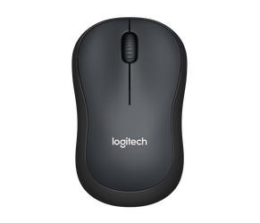 Logitech M220 Silent Wireless Mouse, 1000 DPI, USB Receiver, Charcoal