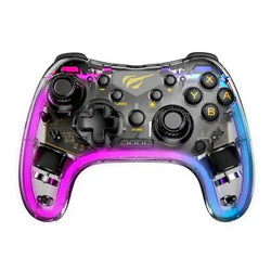 HAVIT RGB GameNote HV-G180BT Transparent – Wireless Bluetooth RGB Game Controller
