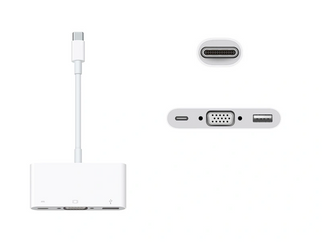 Apple USB-C VGA Multiport Adapter – VGA / USB-A / USB-C