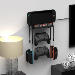 DOBE Wall Mount Bracket for Nintendo Switch 2 & OLED – Adjustable Console Holder for Organized Gaming Setup