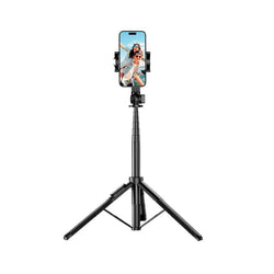 UGREEN Dual Function Selfie Stick & Tripod with Bluetooth Remote, Adjustable Height from 30.5cm to 157cm -15062