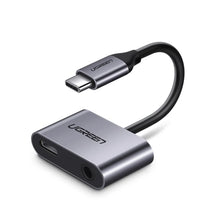 UGREEN 2-in-1 USB-C to 3.5mm Headphone & USB-C Charging Port -60164