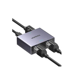 UGREEN Gigabit Ethernet Splitter 1-to-2 – Up to 100m Transmission, Aluminum Material -45311