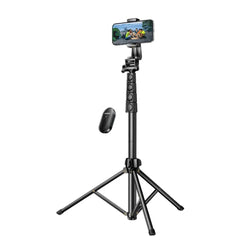 UGREEN 2-in-1 Selfie Stick & Tripod with Bluetooth Remote, Adjustable Height from 58.4cm to 178cm -15609