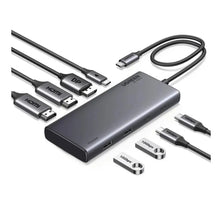 UGREEN Triple Display 8-in-1 USB-C HUB Docking Station – Support Duplicate and Extended Mode -35625