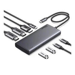 UGREEN Triple Display 8-in-1 USB-C HUB Docking Station – Support Duplicate and Extended Mode -35625