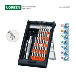 UGREEN 38-in-1 Aluminum Alloy Magnetic Screwdriver – Meets Most Repair Needs -80459