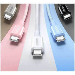 UGREEN USB-C to USB-C PD 60W Braided Cable – Fast Charge -35218
