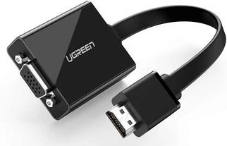 UGREEN Full HD HDMI Male to VGA Female Adapter Cable – With 3.5mm Audio, Full HD Resolution -40248