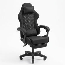 Mars Gaming MGCXFGRB – Total Comfort High Performance Ergonomic Gaming Chair – Breathable Fabric – Racing Style – Black