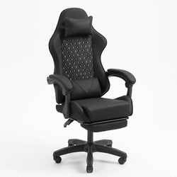 Mars Gaming MGCXFGRB – Total Comfort High Performance Ergonomic Gaming Chair – Breathable Fabric – Racing Style – Black