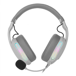 Mars Gaming MHPROW – ARGB Stereo Gaming Headset – 3.5mm Jack + USB LED – White