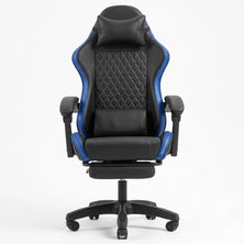 Mars Gaming MGCXBBL – Total Comfort High Performance Ergonomic Gaming Chair – PU Leather – Racing Style – Black & Blue