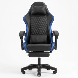 Mars Gaming MGCXBBL – Total Comfort High Performance Ergonomic Gaming Chair – PU Leather – Racing Style – Black & Blue